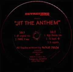 Sole Tech – Jit The Anthem (Vinyl, 12")