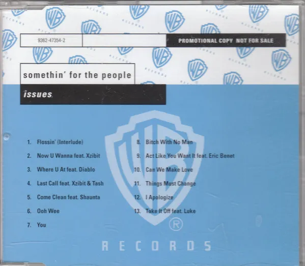 Somethin' For The People – Issues