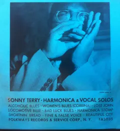 Sonny Terry Folkways Records – Harmonica & Vocal Solos (Vinyl, LP)