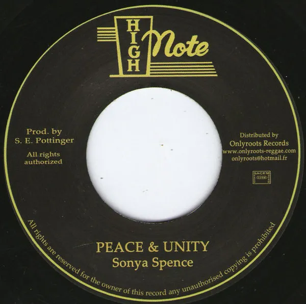 Sonya Spence – Peace & Unity