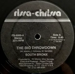 South Bronx Rissa Chrissa – The Big Throwdown (Vinyl, 12")