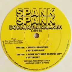 Spank Spank – Domain/Rainmaker (Vinyl, 12")