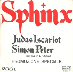 Sphinx (4) Durium – Judas Iscariot / Simon Peter (Vinyl, 7")