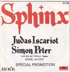 Sphinx (4) Polydor – Judas Iscariot / Simon Peter (Vinyl, 7")