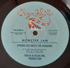 Spoonie Gee Meets The Sequence – Monster Jam (Vinyl, 12")