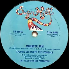 Spoonie Gee Meets The Sequence – Monster Jam (Vinyl, 12")