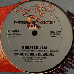 Spoonie Gee Meets The Sequence Sugar Hill Records – Monster Jam (Vinyl, 12")