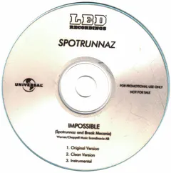 Spotrunnaz – Impossible (CDr, Maxi-Single)