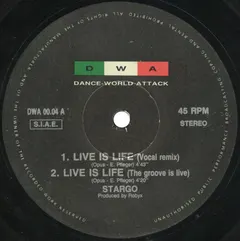 Stargo – Live Is Life (Vinyl, 12")