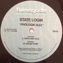 State Logik – Prologik Jazz (Vinyl, 12")