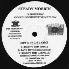 Steady Mobbin* – Bang To This (Vinyl, 12")