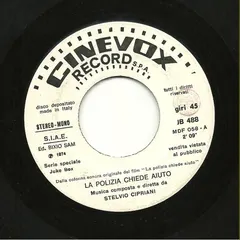 Stelvio Cipriani – La Polizia Chiede Aiuto (Vinyl, 7")