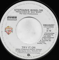 Stephanie Winslow Warner Bros. Records – Try It On (Vinyl, 7")