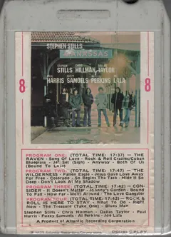 Stephen Stills / Manassas – Manassas (8-Track Cartridge, Album)