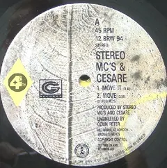 Stereo MC's & Cesare – Move It (Vinyl, 12")
