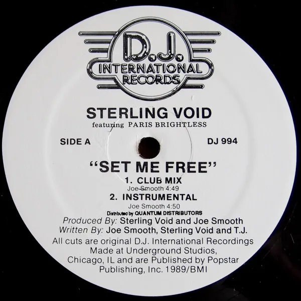 Sterling Void Featuring Paris Brightless* – Set Me Free
