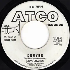 Steve Alaimo – Denver / I Do (Vinyl, 7")