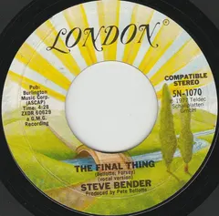 Steve Bender – The Final Thing (Vinyl, 7")