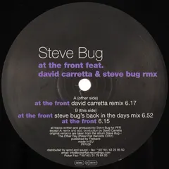 Steve Bug – At The Front (Vinyl, 12")