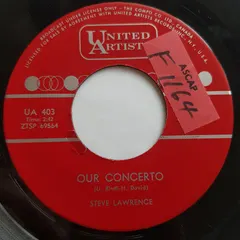 Steve Lawrence (2) – Our Concerto (Vinyl, 7")