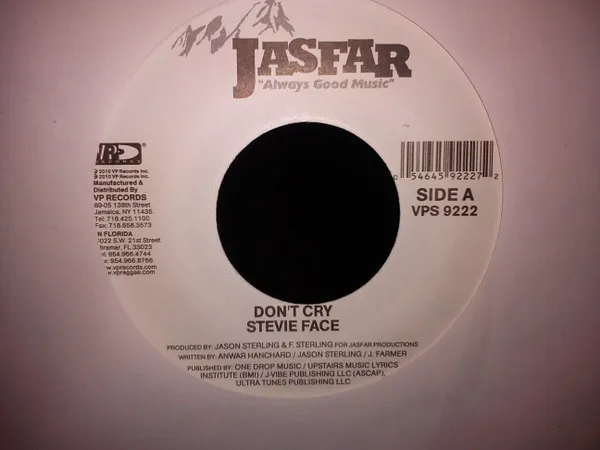 Stevie Face – Don't Cry
