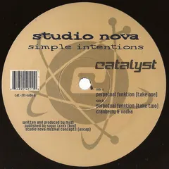 Studio Nova – Simple Intentions (Vinyl, 12")