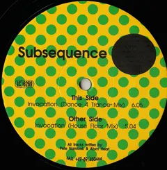 Subsequence – Subsequence (Vinyl, 12")