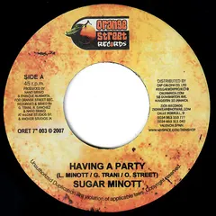 Sugar Minott – Having A Party (Vinyl, 7")
