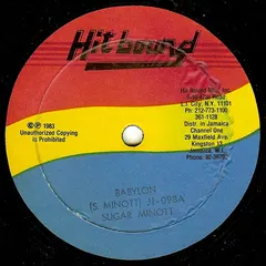 Sugar Minott / Sammy Dread – Babylon / Rude Boy (Vinyl, 10")