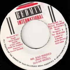 Sugar Moses – Mr. Bad Minded (Vinyl, 7")