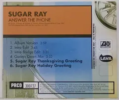 Sugar Ray (2) – Answer The Phone (CD, Single)