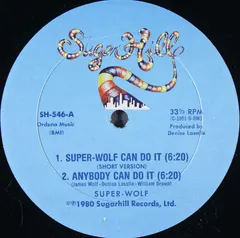 Super-Wolf Sugar Hill Records – Super-Wolf Can Do It (Vinyl, 12")