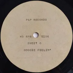 Sweet G – Boogie Feelin' (Acetate, 10")