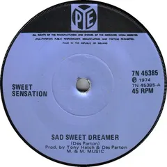 Sweet Sensation (2) – Sad Sweet Dreamer (Vinyl, 7")