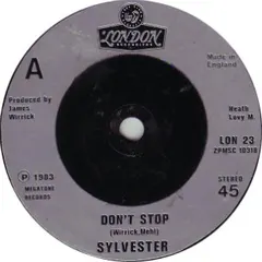 Sylvester – Don't Stop (Vinyl, 7")