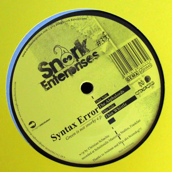 Syntax Error – Green Is Not Snorky E.P.