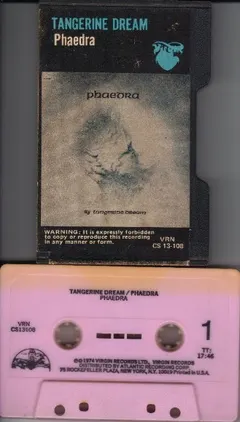 Tangerine Dream – Phaedra (Cassette, Album)