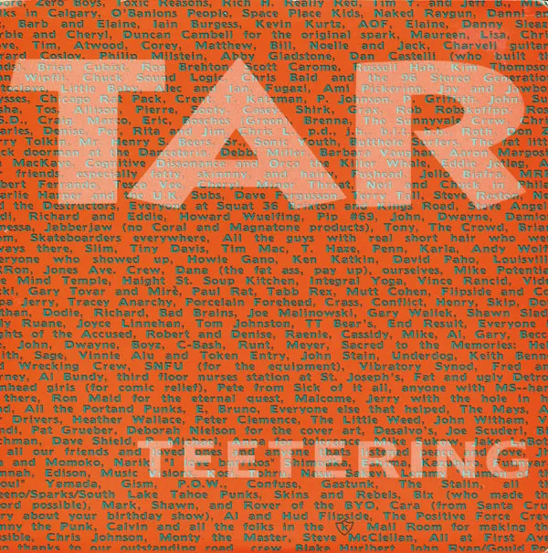 Tar – Teetering