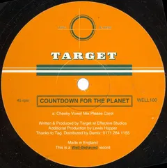 Target (4) – Countdown For The Planet (Vinyl, 12")