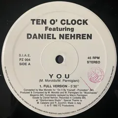 Ten O'Clock Featuring Daniel Nehren – You (Vinyl, 12")