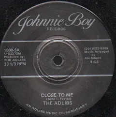 The Adlibs* – Close To Me (Vinyl, 7")
