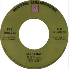 The Apollas – Seven Days (Vinyl, 7")