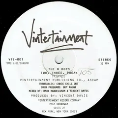 The B Boys* – Two, Three, Break (Vinyl, 12")