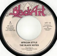 The Black Notes – African Style (Vinyl, 7")