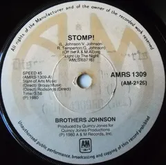 The Brothers Johnson* A&M Records – Stomp! (Vinyl, 7")