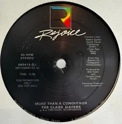 The Clark Sisters – More Than A Conqueror (Vinyl, 12")