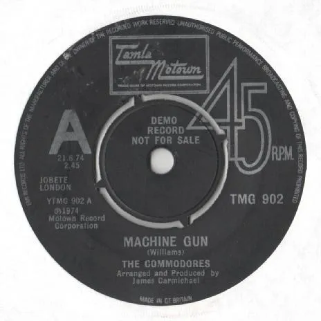 The Commodores* – Machine Gun