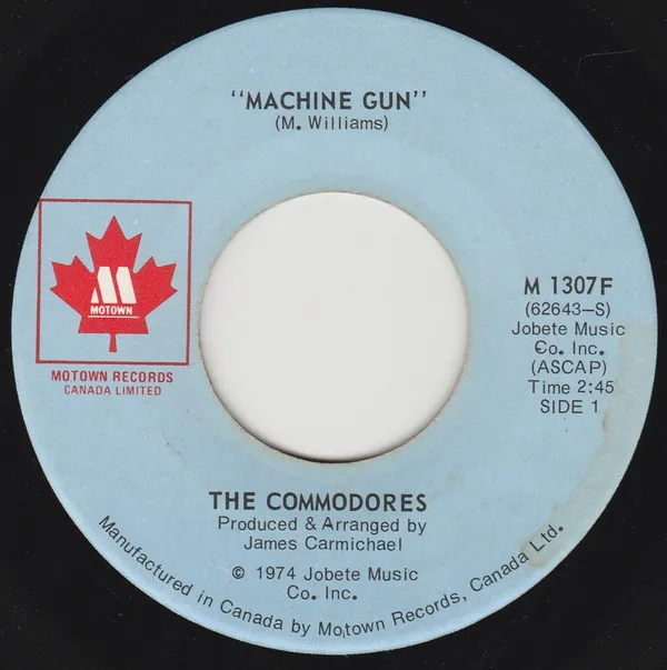 The Commodores* – Machine Gun