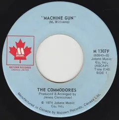 The Commodores* – Machine Gun (Vinyl, 7")
