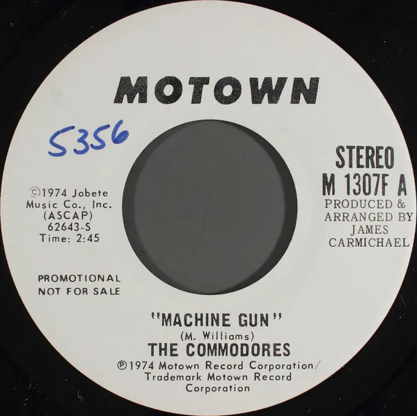The Commodores* – Machine Gun